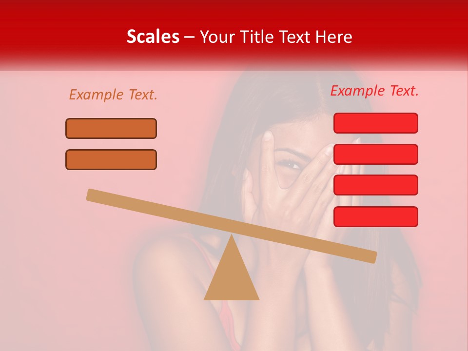Young Facial Timid PowerPoint Template