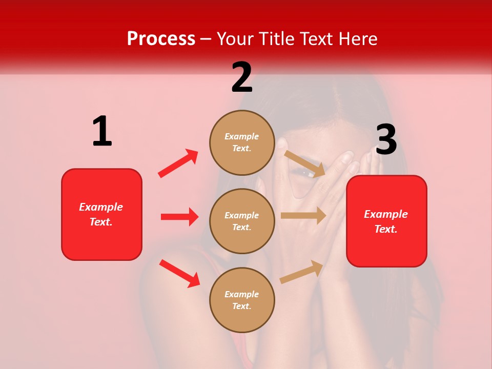 Young Facial Timid PowerPoint Template