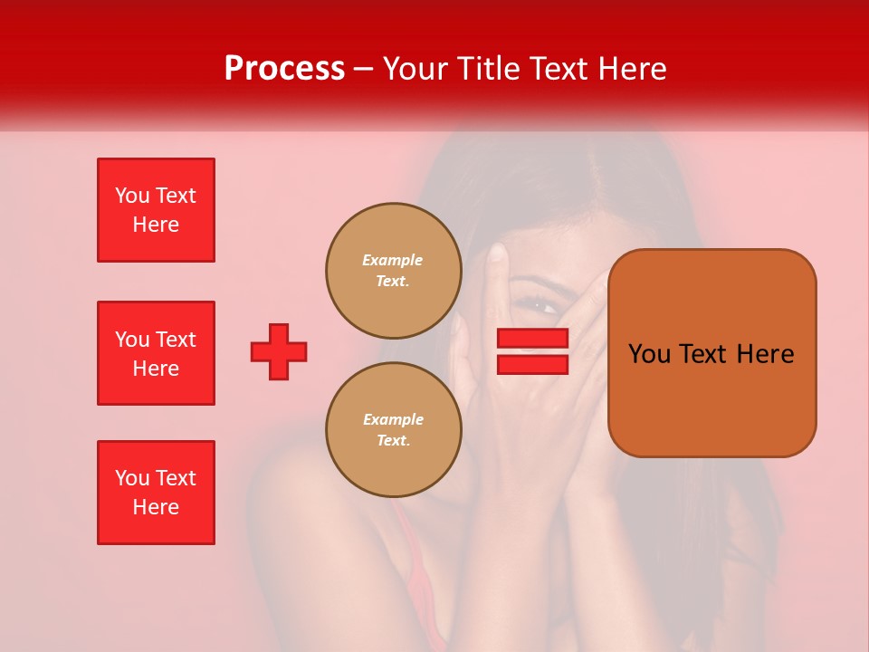 Young Facial Timid PowerPoint Template