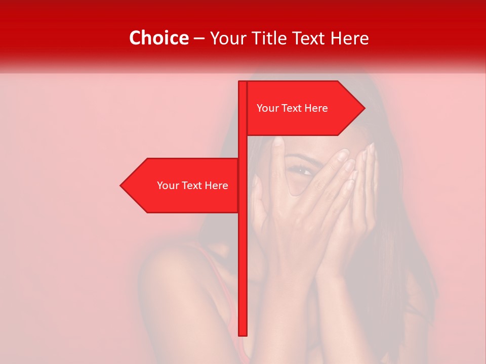 Young Facial Timid PowerPoint Template