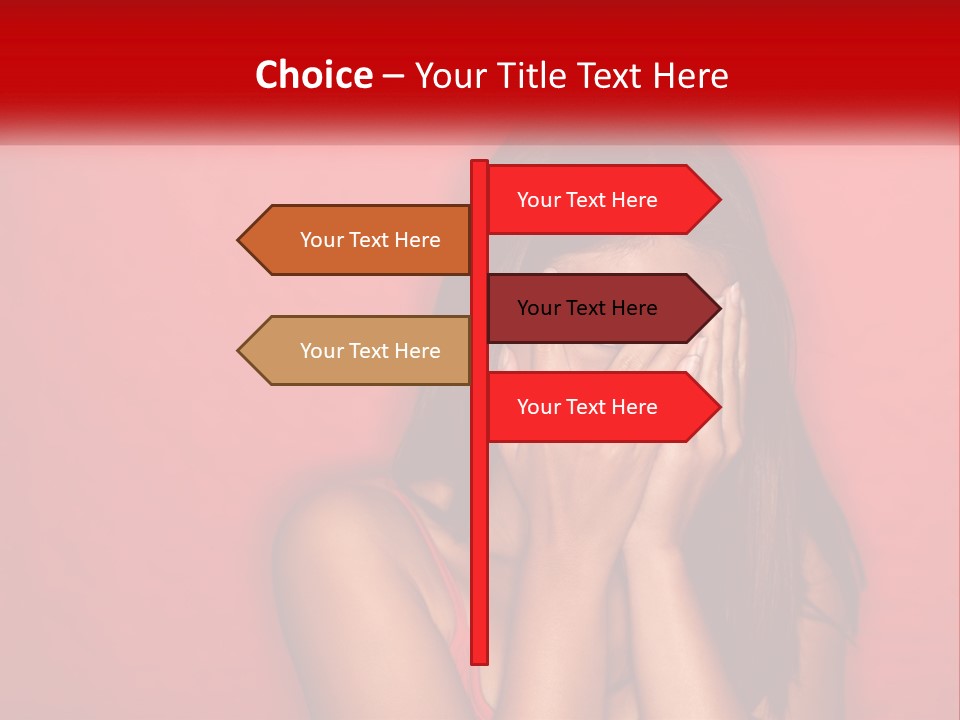 Young Facial Timid PowerPoint Template