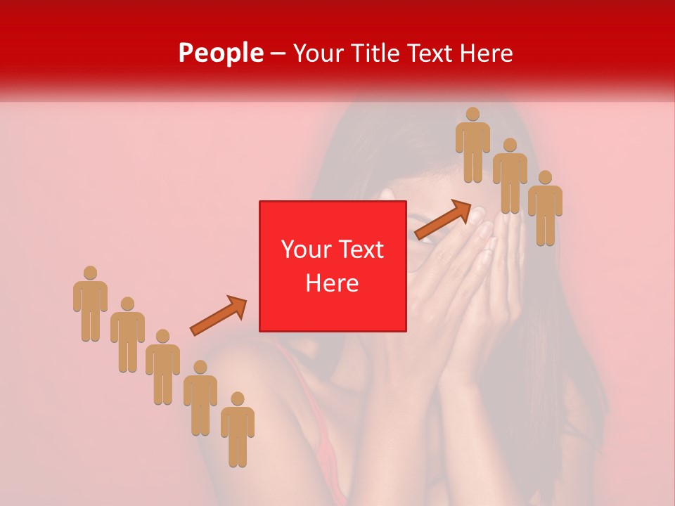 Young Facial Timid PowerPoint Template