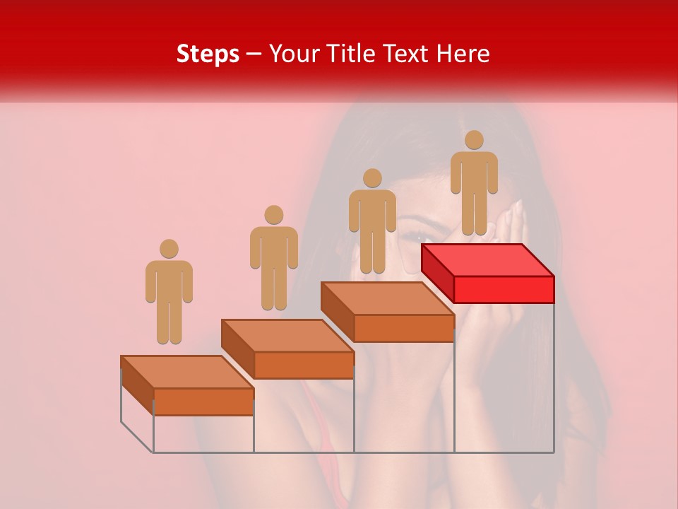 Young Facial Timid PowerPoint Template