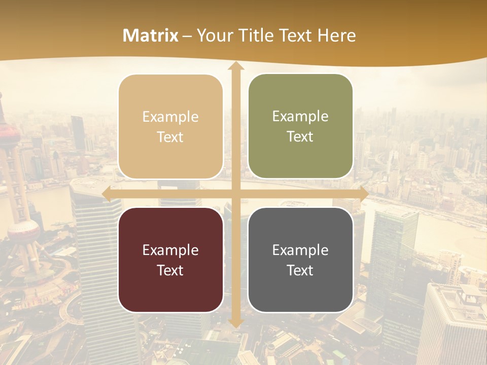 Bridge China View PowerPoint Template