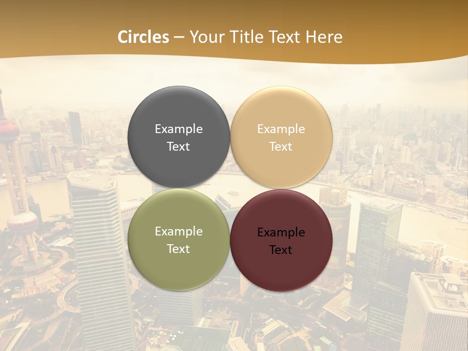 Bridge China View PowerPoint Template