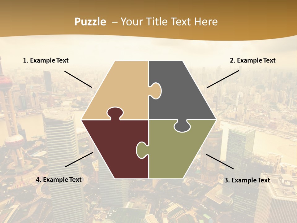 Bridge China View PowerPoint Template