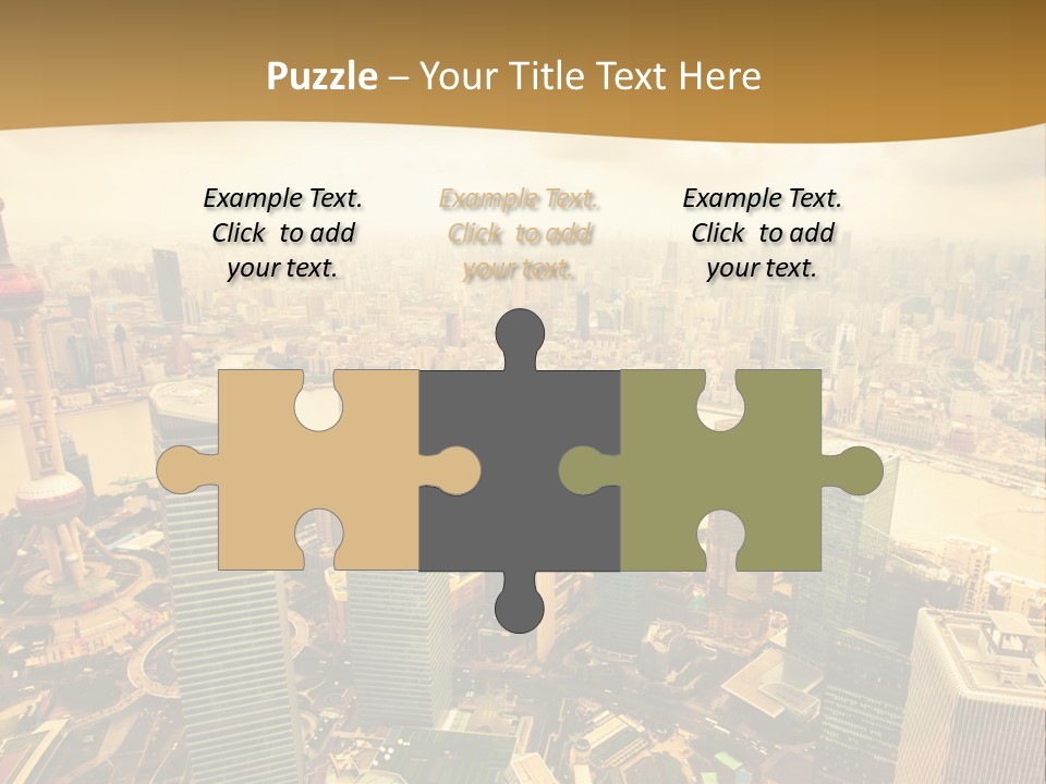 Bridge China View PowerPoint Template