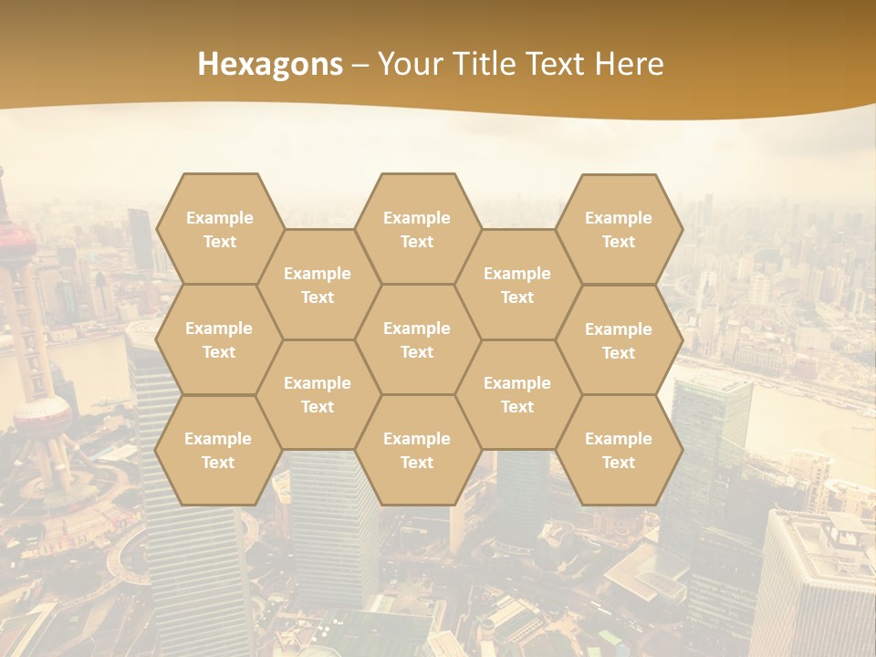 Bridge China View PowerPoint Template