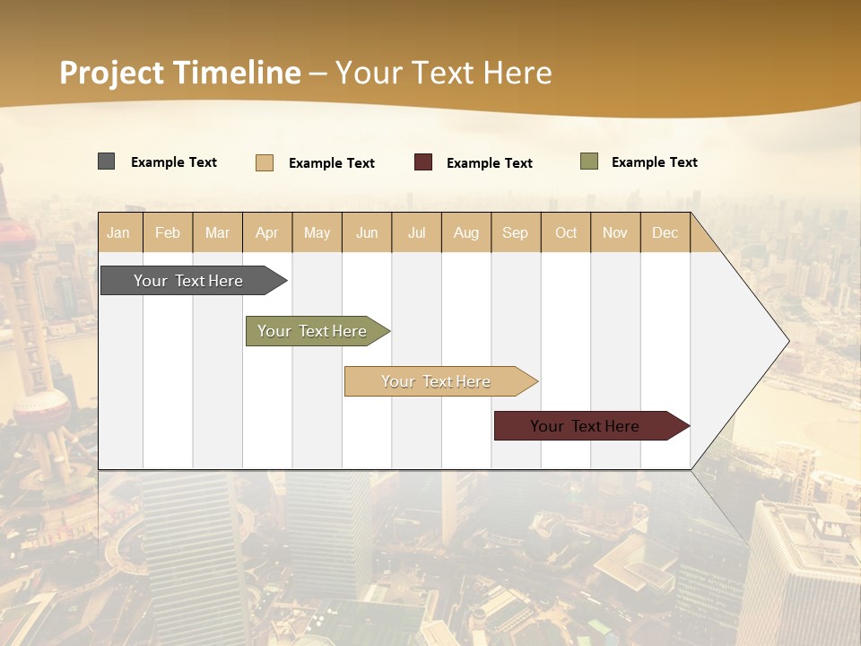 Bridge China View PowerPoint Template