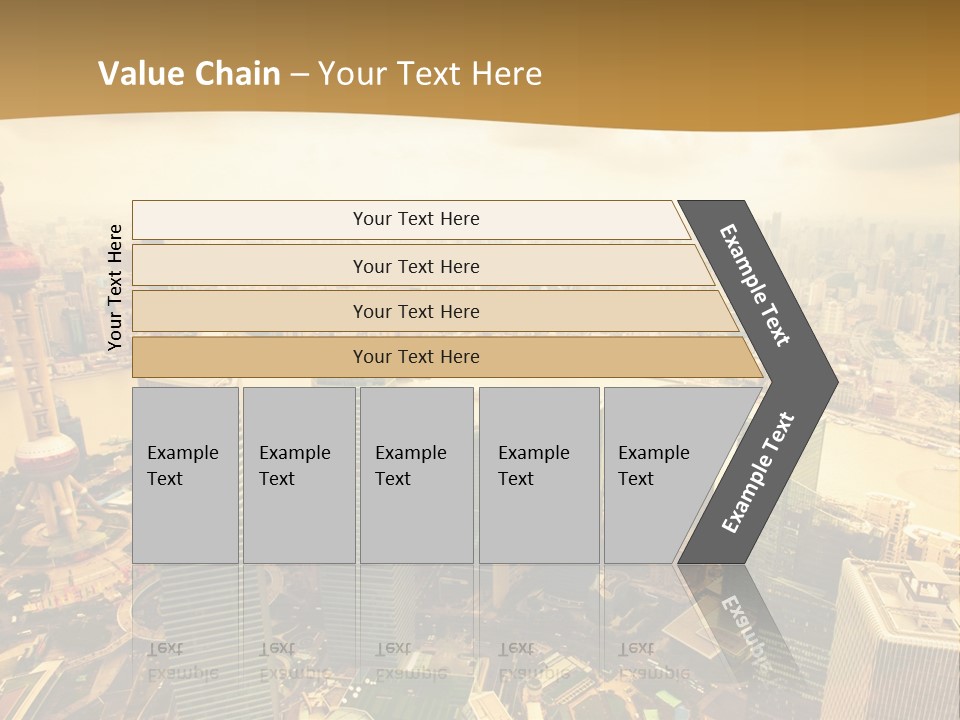 Bridge China View PowerPoint Template