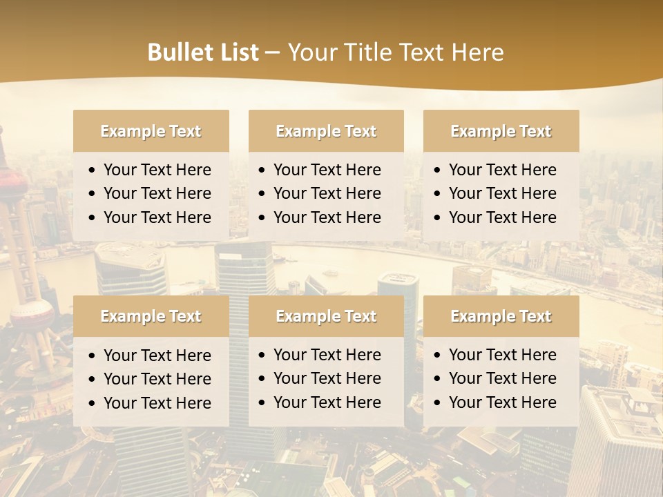 Bridge China View PowerPoint Template