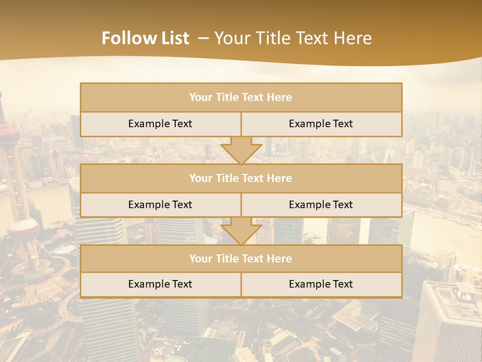 Bridge China View PowerPoint Template