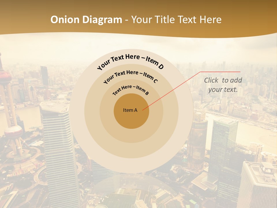 Bridge China View PowerPoint Template