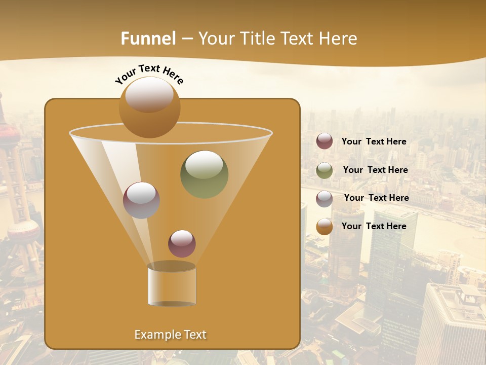 Bridge China View PowerPoint Template