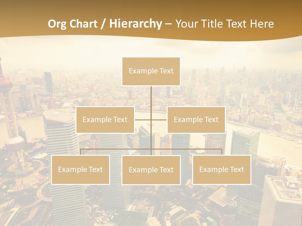 Bridge China View PowerPoint Template