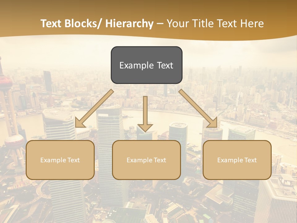 Bridge China View PowerPoint Template