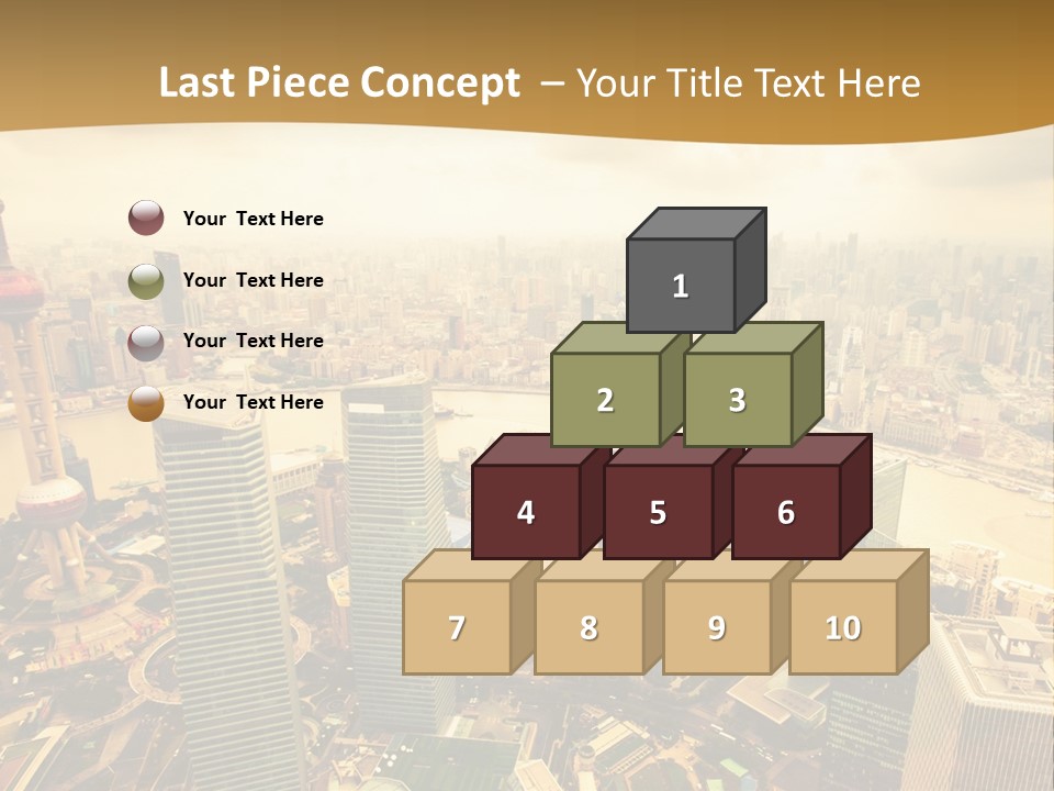 Bridge China View PowerPoint Template