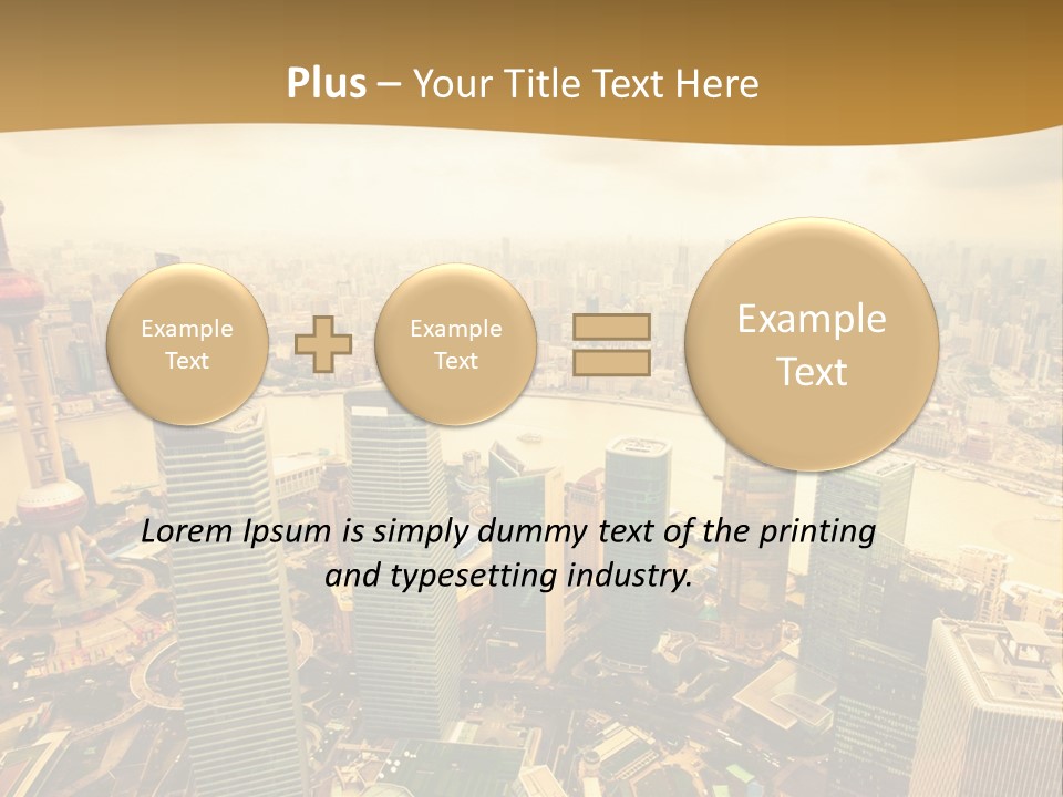 Bridge China View PowerPoint Template