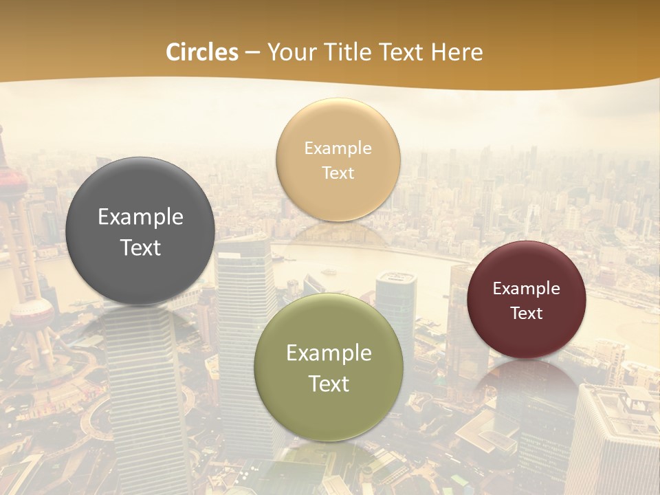 Bridge China View PowerPoint Template