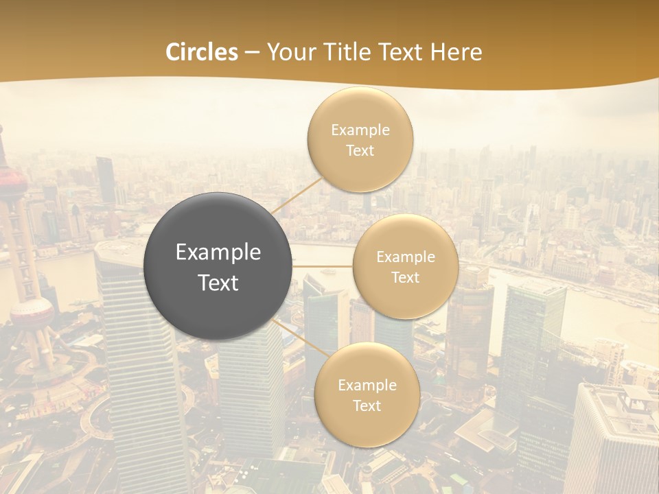 Bridge China View PowerPoint Template