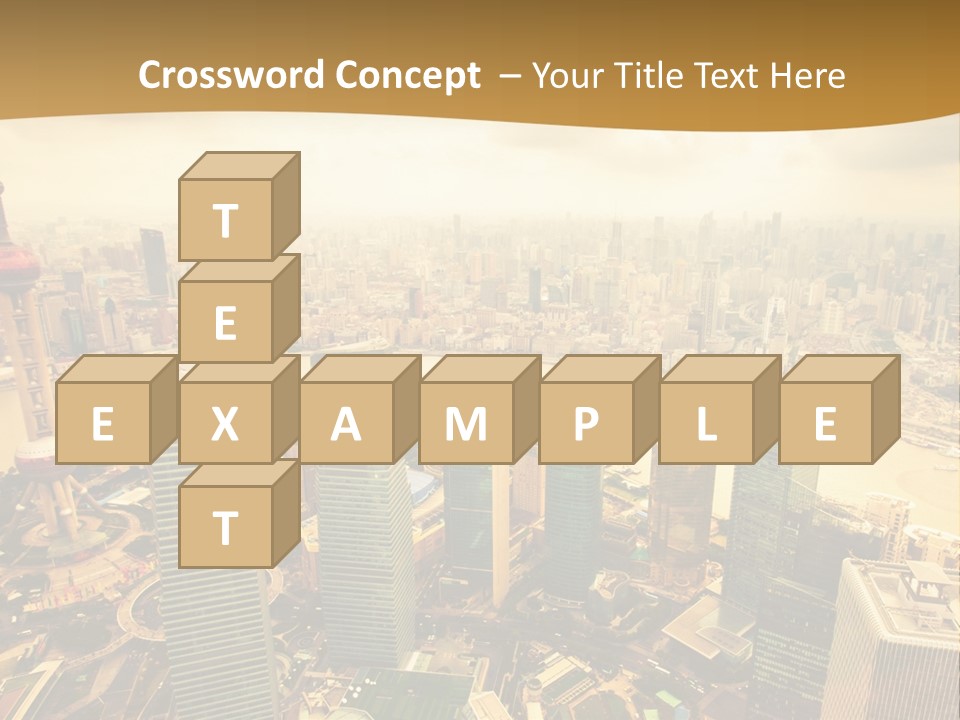 Bridge China View PowerPoint Template