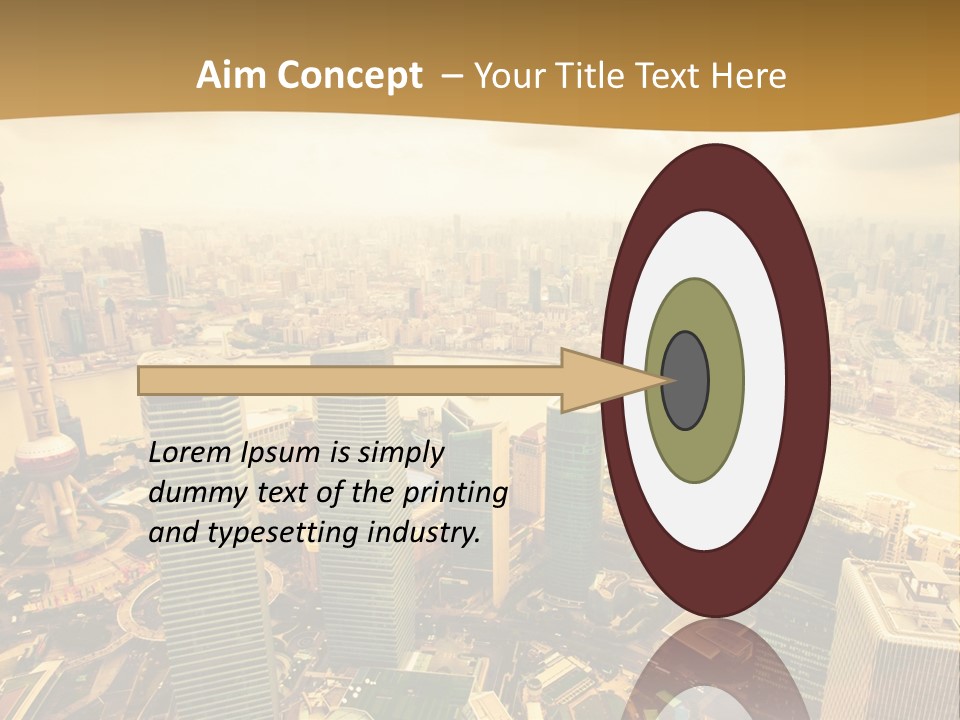 Bridge China View PowerPoint Template