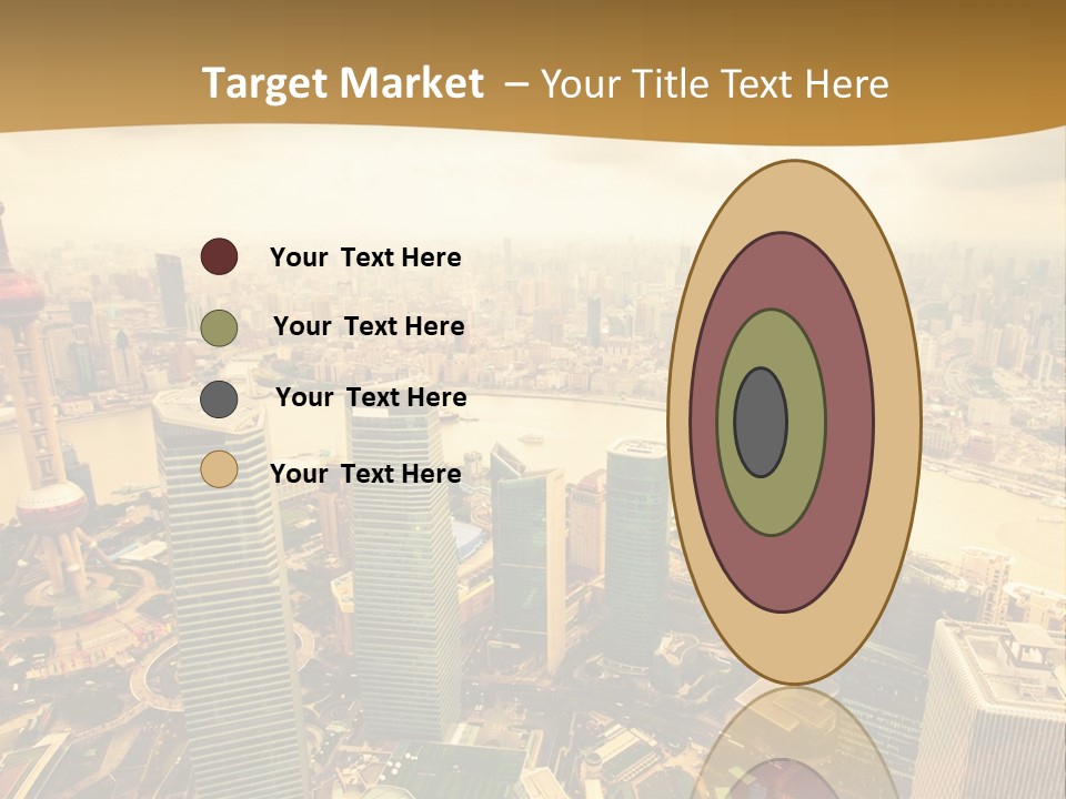 Bridge China View PowerPoint Template