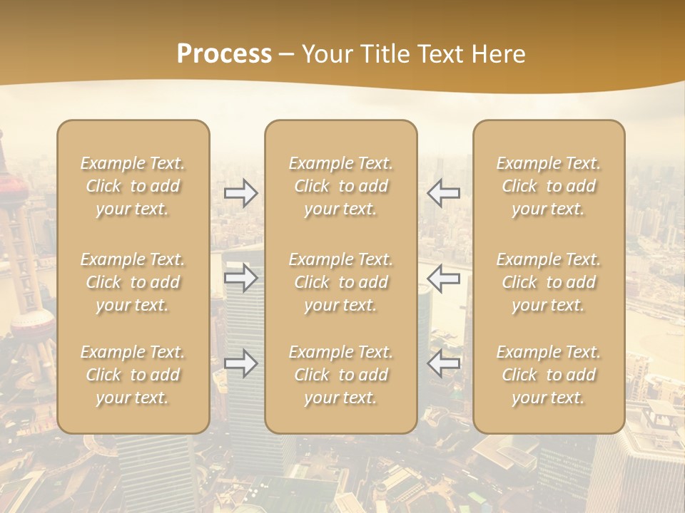 Bridge China View PowerPoint Template