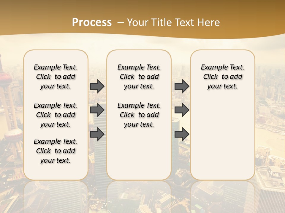 Bridge China View PowerPoint Template