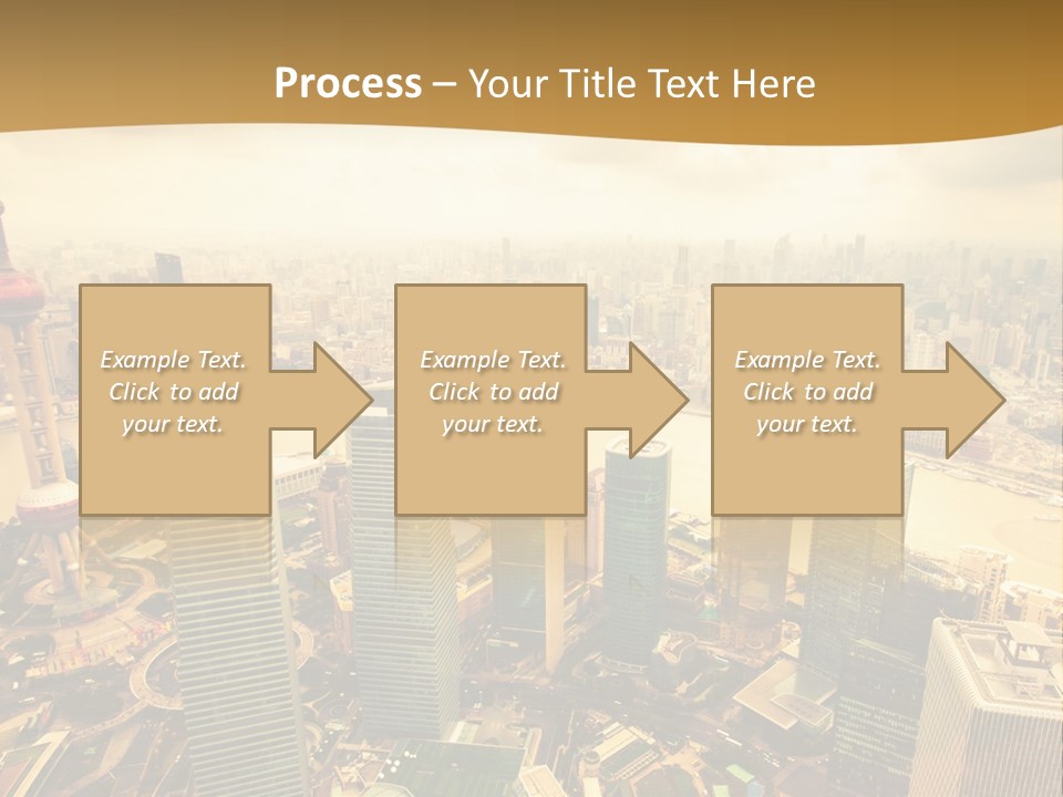 Bridge China View PowerPoint Template