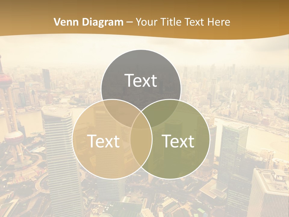 Bridge China View PowerPoint Template