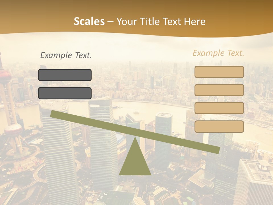 Bridge China View PowerPoint Template
