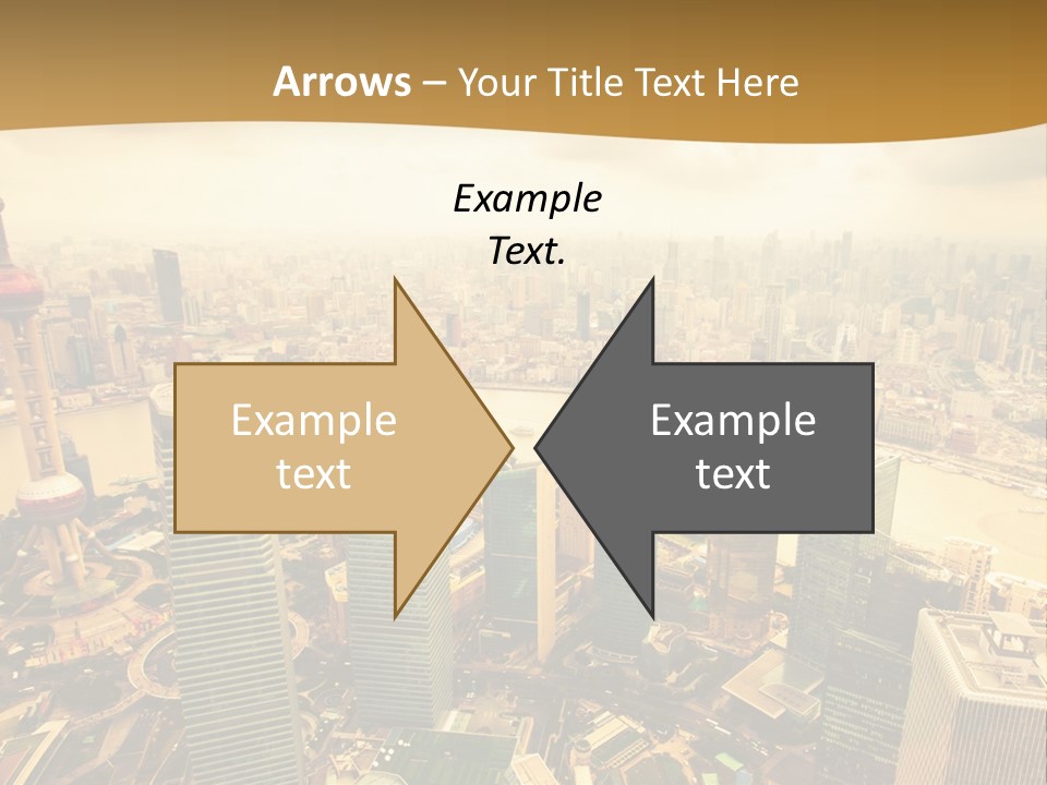 Bridge China View PowerPoint Template