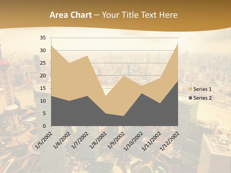 Bridge China View PowerPoint Template
