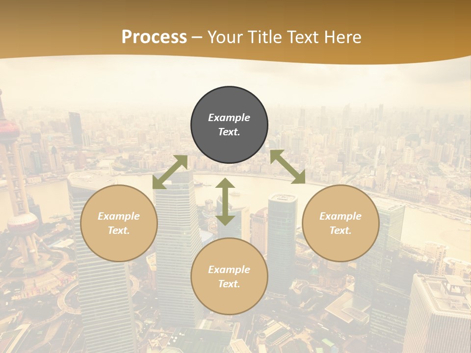 Bridge China View PowerPoint Template