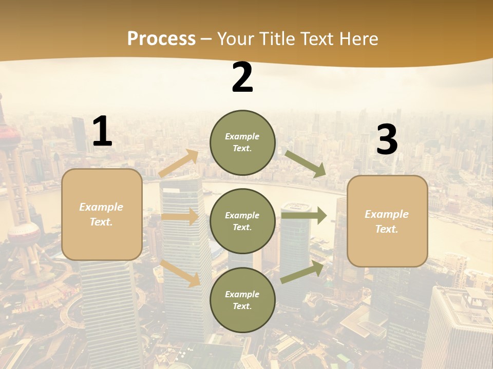 Bridge China View PowerPoint Template