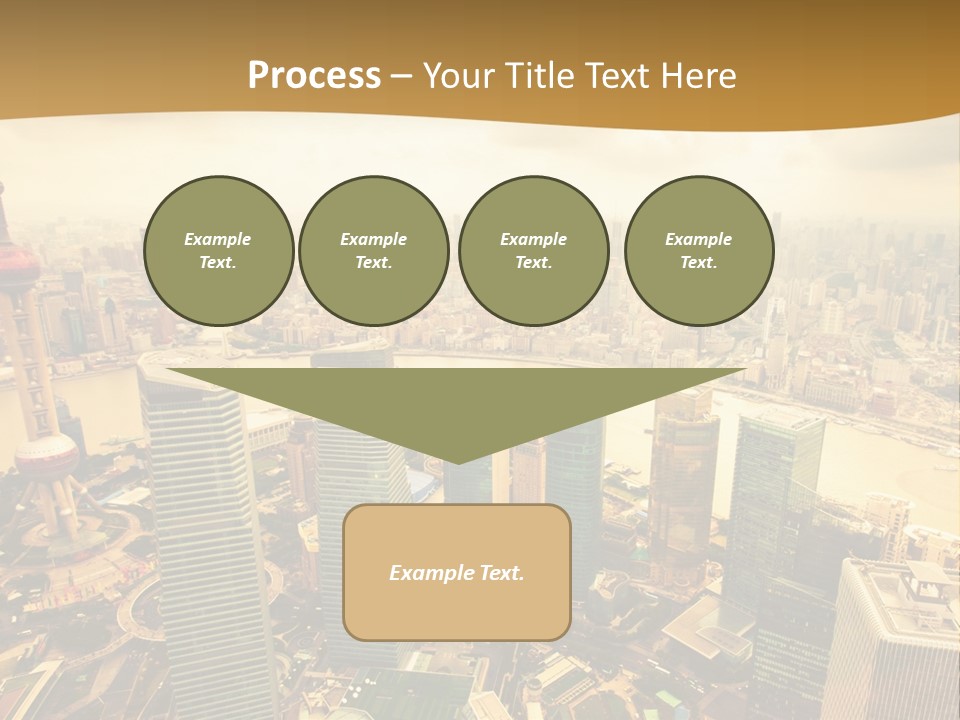 Bridge China View PowerPoint Template