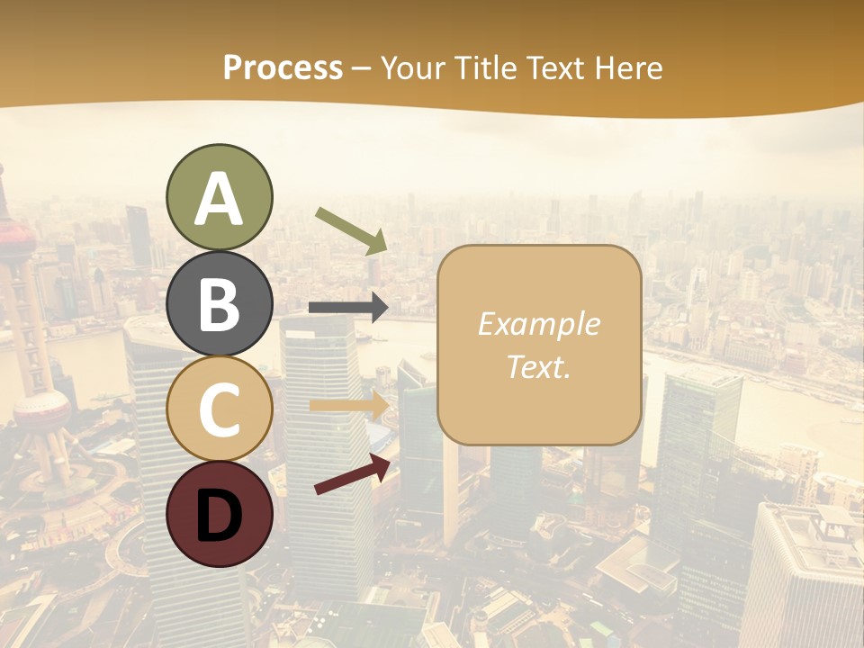 Bridge China View PowerPoint Template