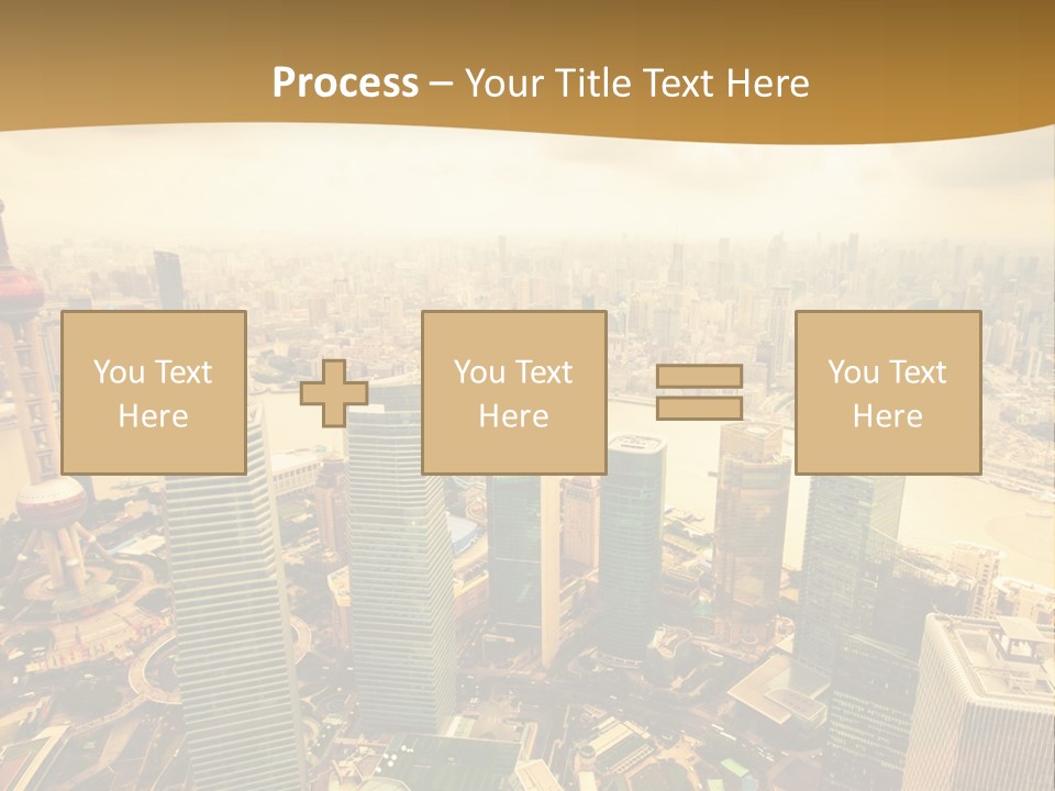 Bridge China View PowerPoint Template