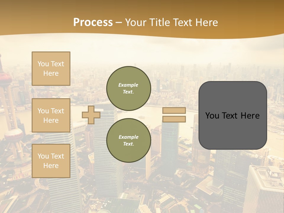 Bridge China View PowerPoint Template