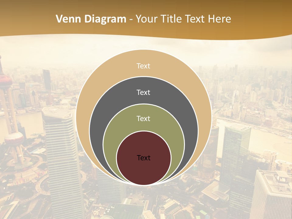 Bridge China View PowerPoint Template