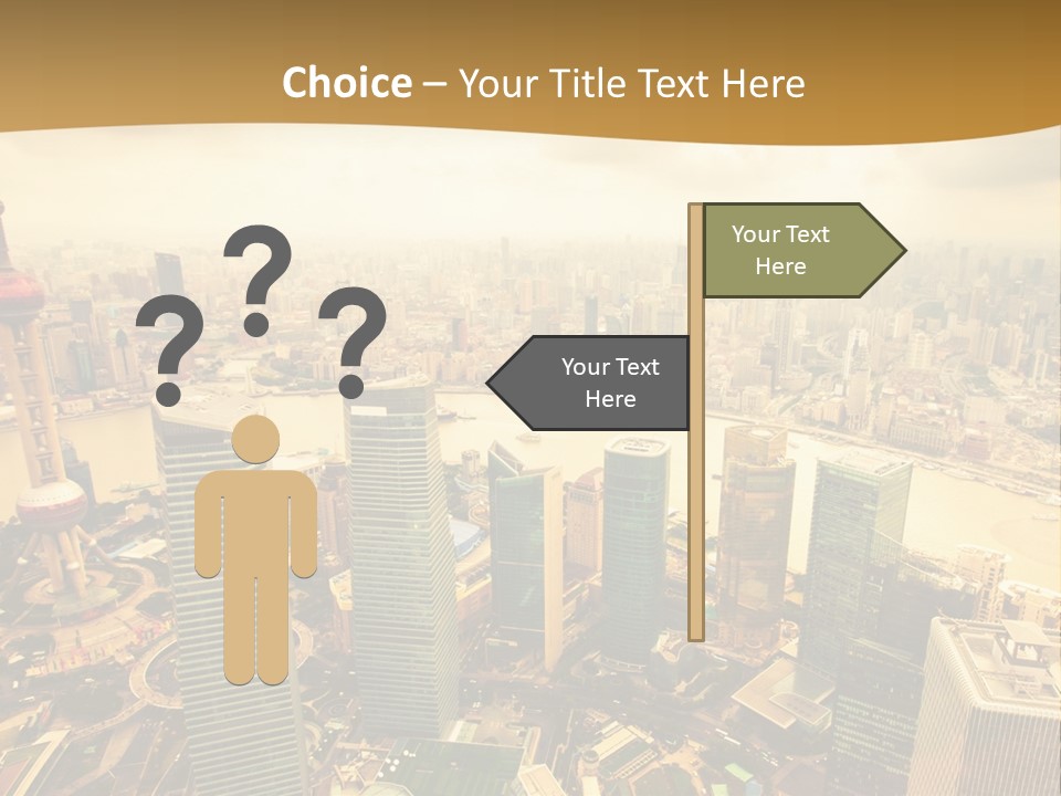 Bridge China View PowerPoint Template
