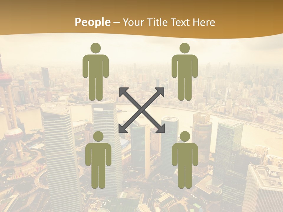 Bridge China View PowerPoint Template