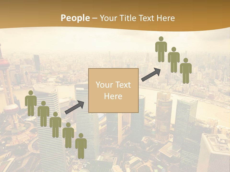 Bridge China View PowerPoint Template