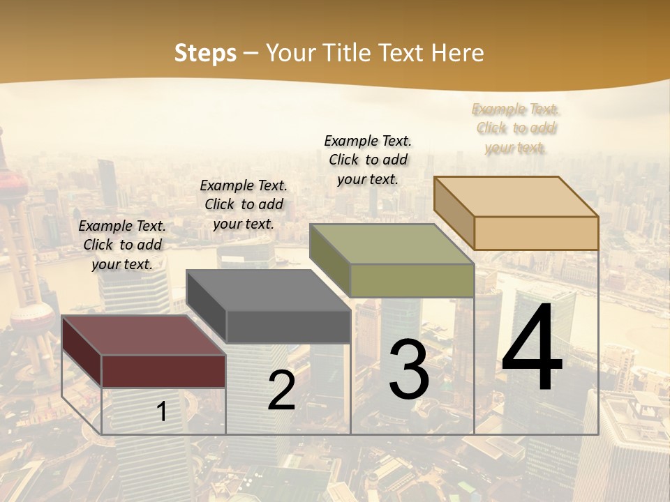Bridge China View PowerPoint Template