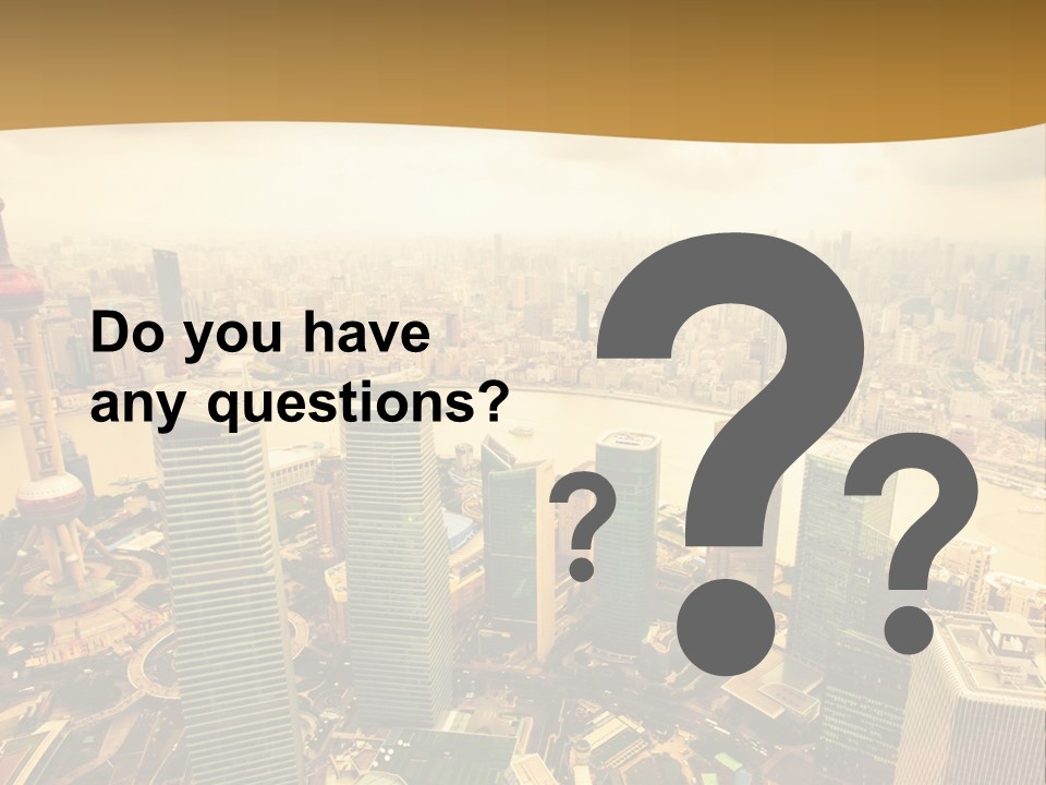 Bridge China View PowerPoint Template