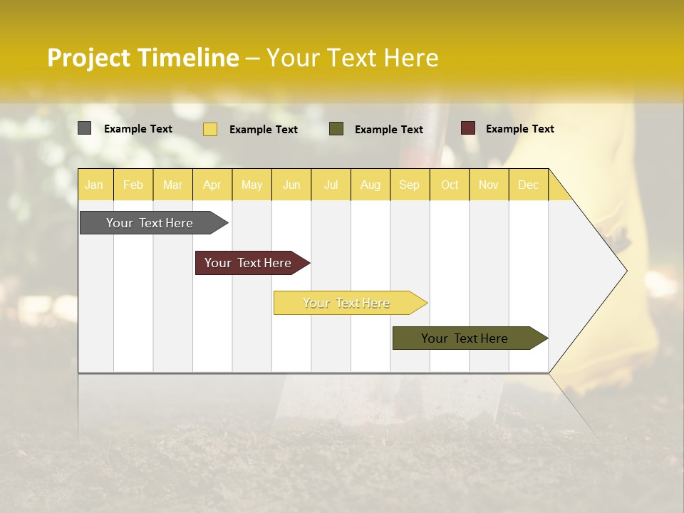 Copy Space Woman Soil PowerPoint Template