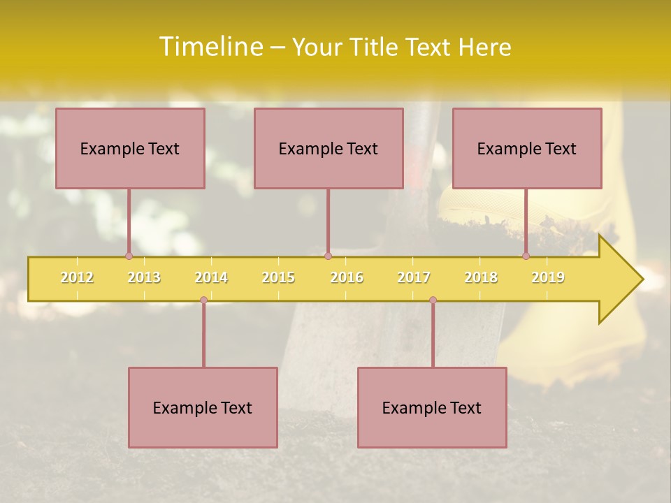 Copy Space Woman Soil PowerPoint Template