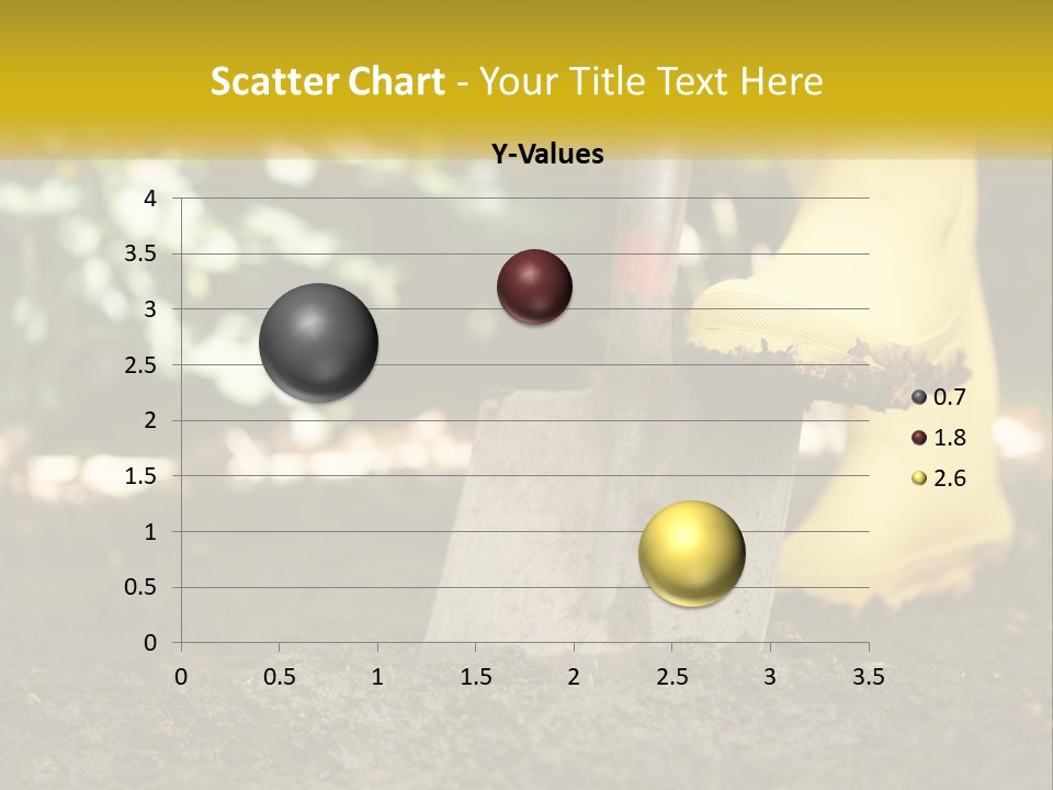Copy Space Woman Soil PowerPoint Template
