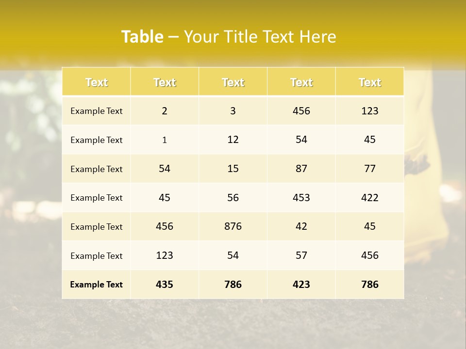 Copy Space Woman Soil PowerPoint Template